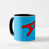 EINE ALPHA-Tasse FLIEGEN Tasse (Vorderseite Links)