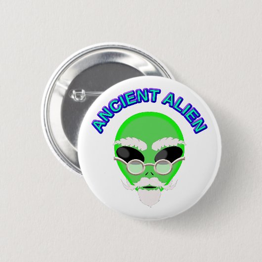 Eine alte Alien Button (Vorne & Hinten)