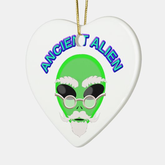 Eine alte Alien Keramikornament (Links)