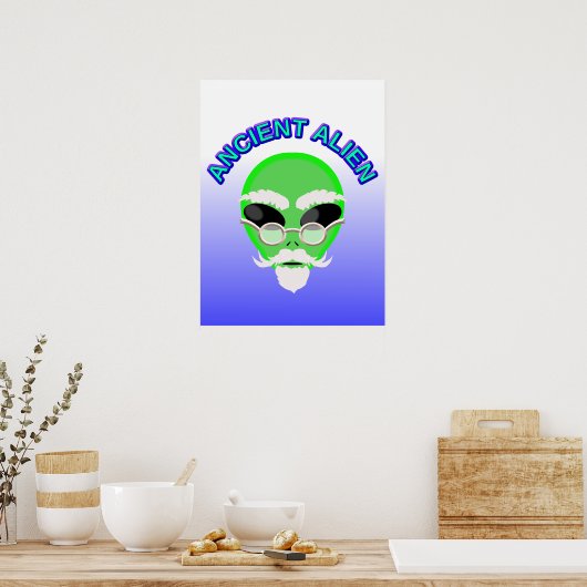 Eine alte Alien Poster (Küche)