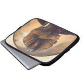 Eine alte Bergtrolle Laptopschutzhülle (Vorne Knopf)