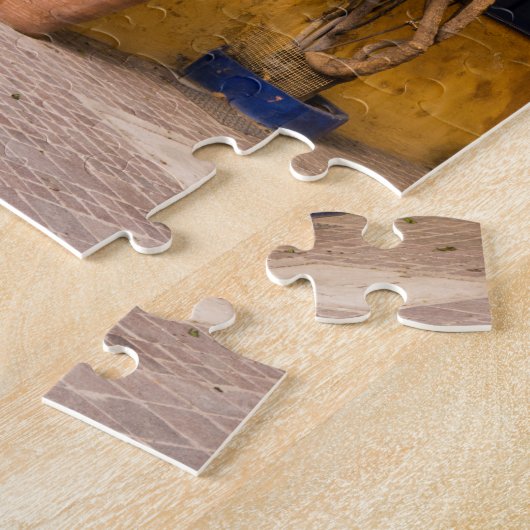 Eine alte europäische Tür Puzzle (Seite)