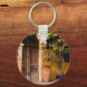 Eine alte europäische Tür Schlüsselanhänger (Vorderseite)