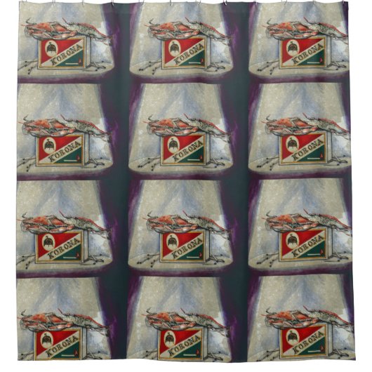 Eine alte Flamme Duschvorhang (Vorderseite)