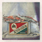 Eine alte Flamme Glasuntersetzer (Vorderseite)