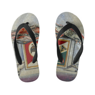 Eine alte Flamme Kinderbadesandalen