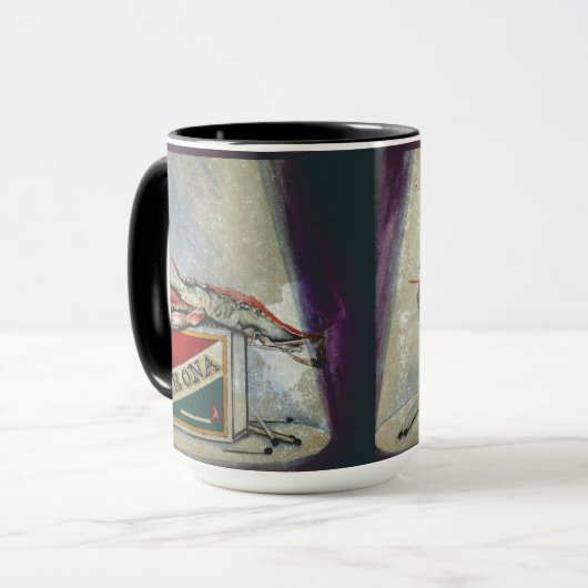 Eine alte Flamme Tasse (Vorderseite Links)