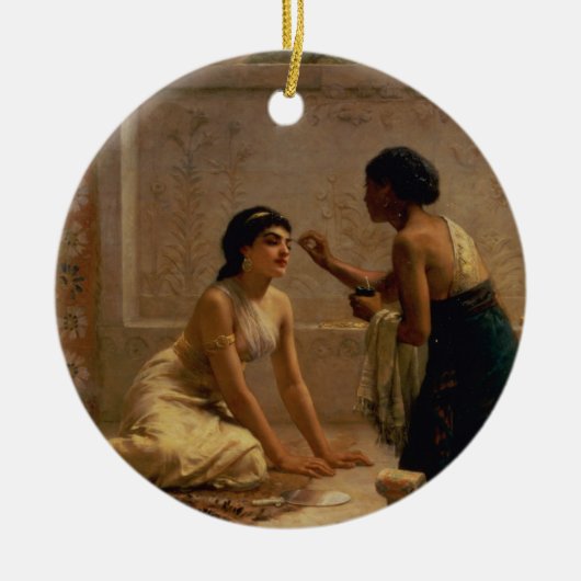 Eine alte Gewohnheit Keramikornament (Vorne)