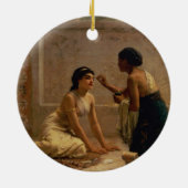 Eine alte Gewohnheit Keramikornament (Hinten)