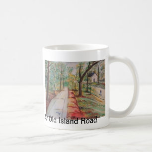 Eine alte Insel-Straße Kaffeetasse