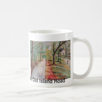 Eine alte Insel-Straße Kaffeetasse