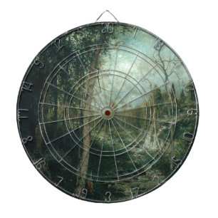Eine alte Lichtung (1881) - Dart Board Dartscheibe