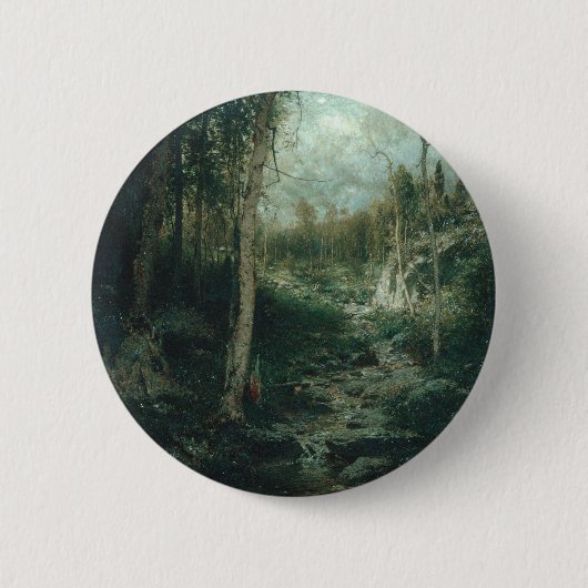 Eine alte Lichtung Malerei (1881) - Knopf Button (Vorderseite)