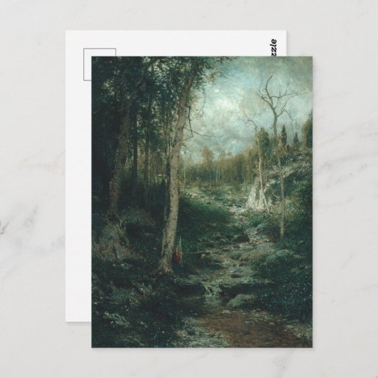 Eine alte Postkarte (1881) (Vorne/Hinten)