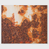 Eine alte rostige Färbung der Oberfläche Geschenkpapier (Flach)