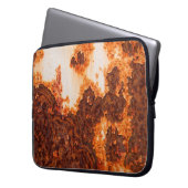Eine alte rostige Färbung der Oberfläche Laptopschutzhülle (Vorderseite Links)