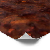 Eine alte rostige Färbung der Oberfläche Poster (Ecke)