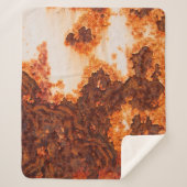 Eine alte rostige Färbung der Oberfläche Sherpadecke (Vorderseite)