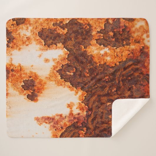 Eine alte rostige Färbung der Oberfläche Sherpadecke (Vorderseite (Horizontal))