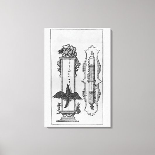 Eine alte Schrift, Abbildung Leinwanddruck (Vorderseite)