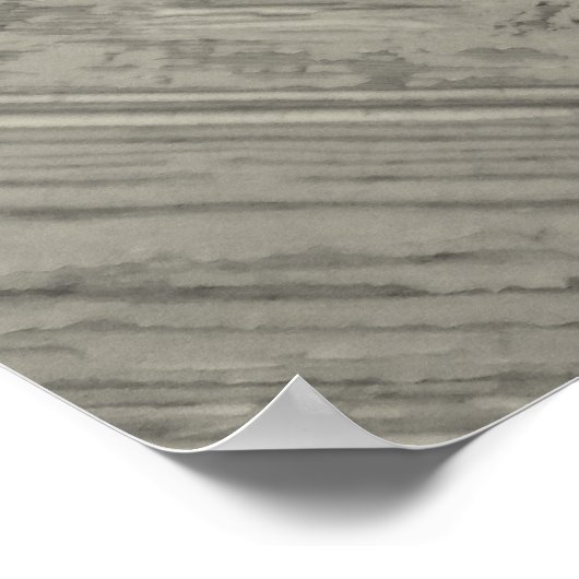 Eine alte Tür Poster (Ecke)