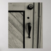 Eine alte Tür Poster (Vorne)