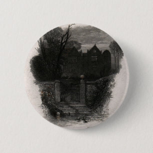 Eine alte verlassene Villa Button