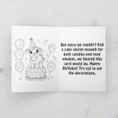 Eine alte Ziege wie du Geburtstag verdient Karte (Innenseite)