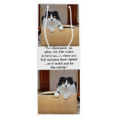 Eine alternative Dimension Geschenktüte Für Weinflaschen (Rückseite)