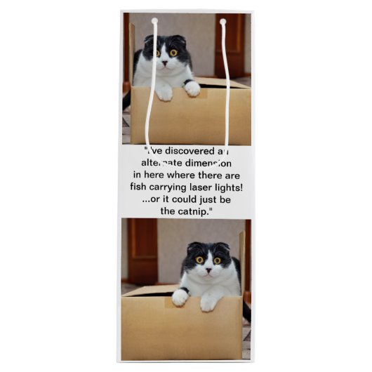 Eine alternative Dimension Geschenktüte Für Weinflaschen (Vorderseite)