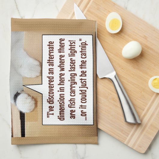 Eine alternative Dimension Geschirrtuch (Viertel Falte)