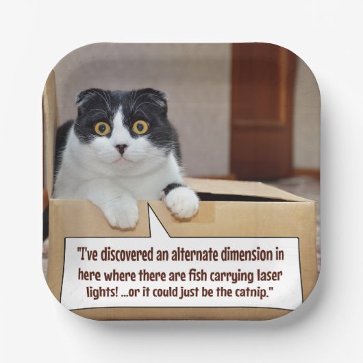 Eine alternative Dimension Pappteller (Vorderseite)