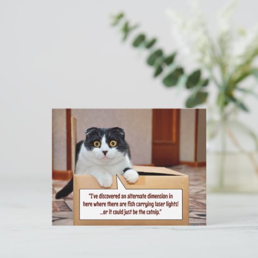 Eine alternative Dimension Postkarte (Stehend Vorderseite)