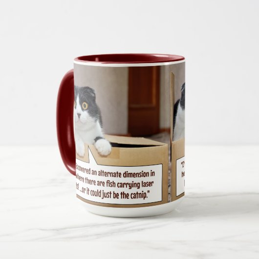 Eine alternative Dimension Tasse (Vorderseite Links)