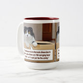 Eine alternative Dimension Zweifarbige Tasse (Vorderseite Links)
