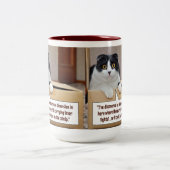 Eine alternative Dimension Zweifarbige Tasse (Mittel)