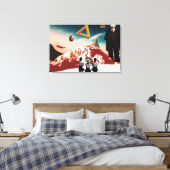 Eine alternative Realität 2 Leinwanddruck (Insitu (Schlafzimmer))