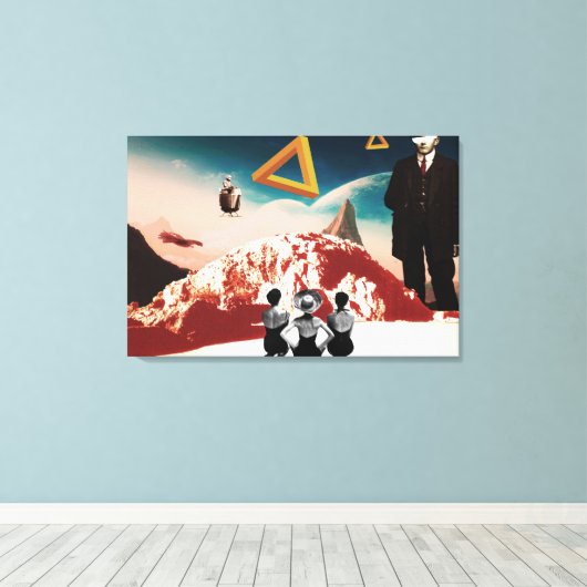 Eine alternative Realität 2 Leinwanddruck (Insitu (Holzboden))