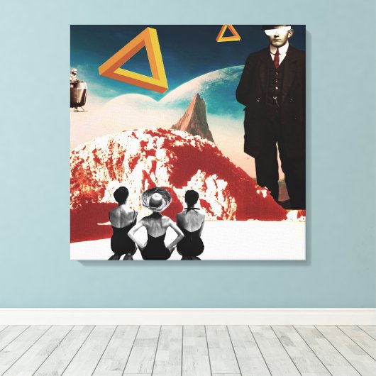 Eine alternative Realität 2 Leinwanddruck (Insitu (Holzboden))