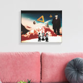 Eine alternative Realität 2 Leinwanddruck (Insitu (Wohnzimmer))