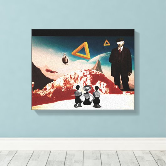 Eine alternative Realität 2 Leinwanddruck (Insitu (Holzboden))