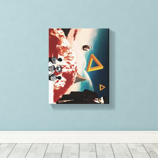 Eine alternative Realität 2 Leinwanddruck (Insitu (Holzboden))