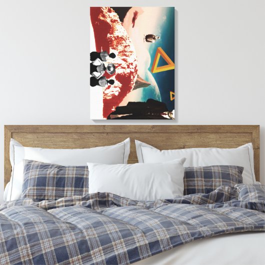 Eine alternative Realität 2 Leinwanddruck (Insitu (Schlafzimmer))