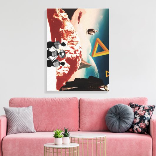 Eine alternative Realität 2 Leinwanddruck (Insitu (Wohnzimmer))