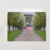 Eine amerikanische Farm Postkarte (Vorne/Hinten)