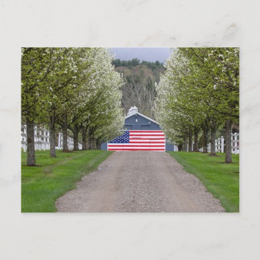 Eine amerikanische Farm Postkarte (Vorderseite)