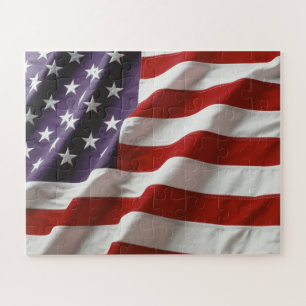 Eine amerikanische Flagge Puzzle