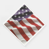 Eine amerikanische Flagge Serviette (Ecke)