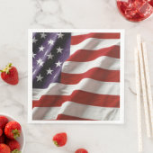Eine amerikanische Flagge Serviette (Beispiel)