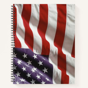 Eine amerikanische Flagge - US Flagge Notizblock